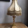 vintage brocante klassieke tafellamp met engeltje