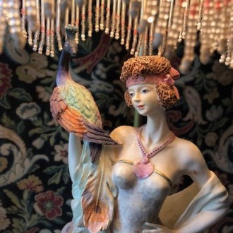 Vintage de Crosa collectie tafellamp elegante dame